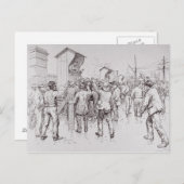 Carte Postale Les chômeurs de Londres (Devant / Derrière)