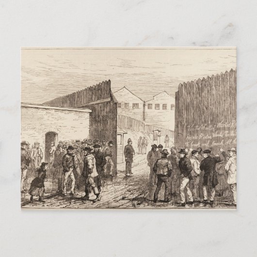 Carte Postale Les chômeurs de Londres (Devant)