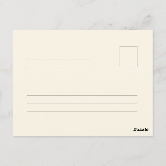 Carte Postale Les Choses Que Je Fais Dans Mon Temps De Rechange  (Dos)