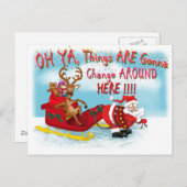 Carte Postale Les choses vont changer ici (Devant / Derrière)