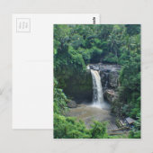 Carte Postale Les chutes de Bali (Devant / Derrière)