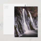 Carte Postale Les chutes de Burney en couleur (Devant / Derrière)