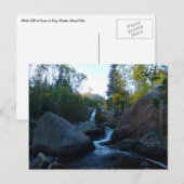 Carte Postale Les chutes de l'Alberta au lever du soleil dans le (Devant / Derrière)