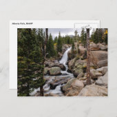 Carte Postale Les Chutes De L'Alberta Dans Le Parc National Rock (Devant / Derrière)