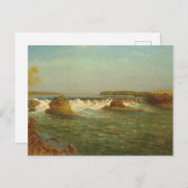 Carte Postale Les Chutes de Saint Anthony, vers 1887 (huile sur (Devant / Derrière)