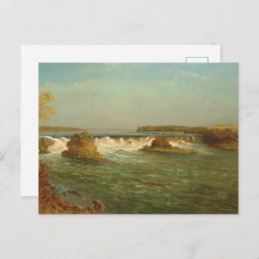 Carte Postale Les Chutes de Saint Anthony, vers 1887 (huile sur (Devant / Derrière)