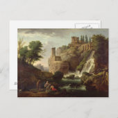 Carte Postale Les chutes de Tivoli (Devant / Derrière)