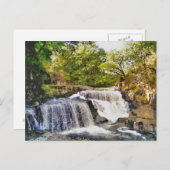 CARTE POSTALE LES CHUTES D'EAU (Devant / Derrière)