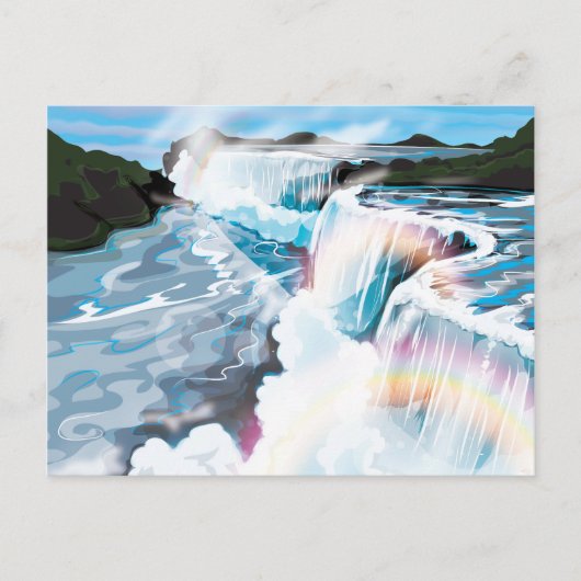 Carte Postale les chutes du Niagara (Devant)