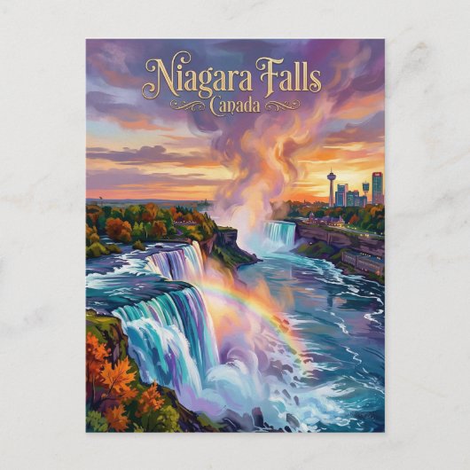 Carte Postale Les chutes du Niagara Canada (Devant)