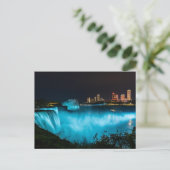 Carte Postale Les chutes du Niagara entre le Canada et les États (Debout devant)