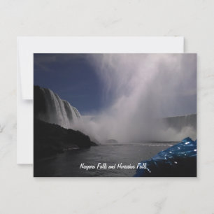 Carte Postale Les chutes du Niagara et les chutes en fer à cheva