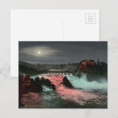 Carte Postale Les chutes du Rhin Suisse (Devant / Derrière)