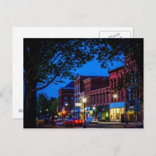 Carte Postale Les chutes Hudson (Devant / Derrière)