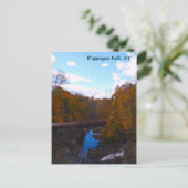 Carte Postale Les chutes Wappingers à l'automne (Debout devant)