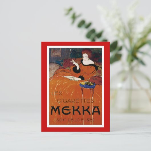 Carte Postale Les Cigarettes Mekka (Debout devant)