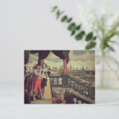 Carte Postale Les cinq sens - Odeur (Debout devant)