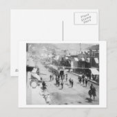 Carte Postale Les citoyens de Deadwood fêtent l'achèvement de (Devant / Derrière)