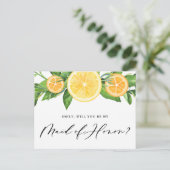 Carte Postale Les citrons et les oranges seront-ils ma servante (Debout devant)