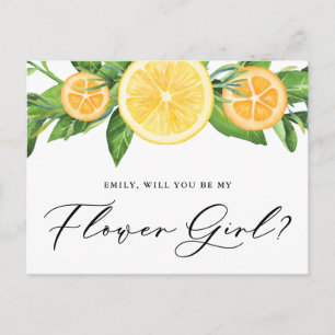 Carte Postale Les citrons et les oranges, tu seras ma fille aux 