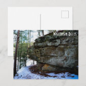 Carte Postale Les cloches du Wisconsin en hiver (Devant / Derrière)