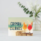 Carte Postale Les cocktails des îles Caïmans (Debout devant)