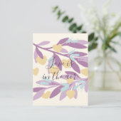 Carte Postale Les Coeurs Branches Saint Valentin Fleurs Amour (Debout devant)