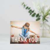 Carte Postale Les coeurs de Merci de l'enfant (Debout devant)