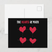 Carte Postale Les Coeurs des maths Saint-Valentin Les maths (Devant / Derrière)