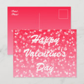 Carte Postale Les Coeurs et l'Amour de Valentine (Devant / Derrière)