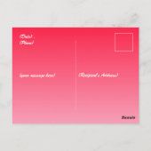 Carte Postale Les Coeurs et l'Amour de Valentine (Dos)