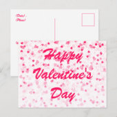 Carte Postale Les Coeurs et l'Amour de Valentine (Devant / Derrière)