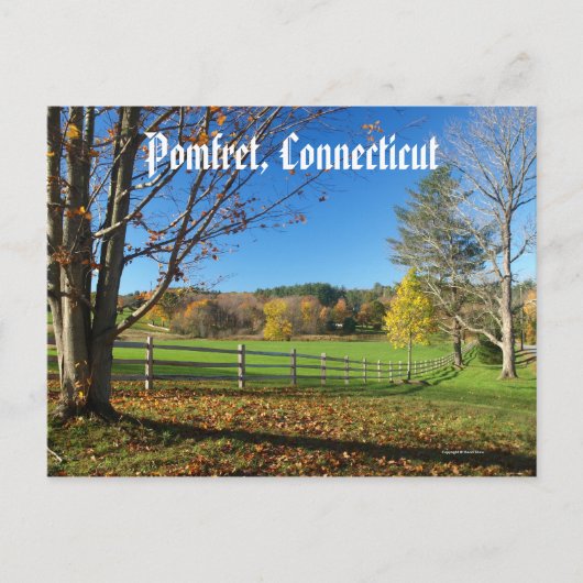 Carte Postale Les collines d'automne (Devant)