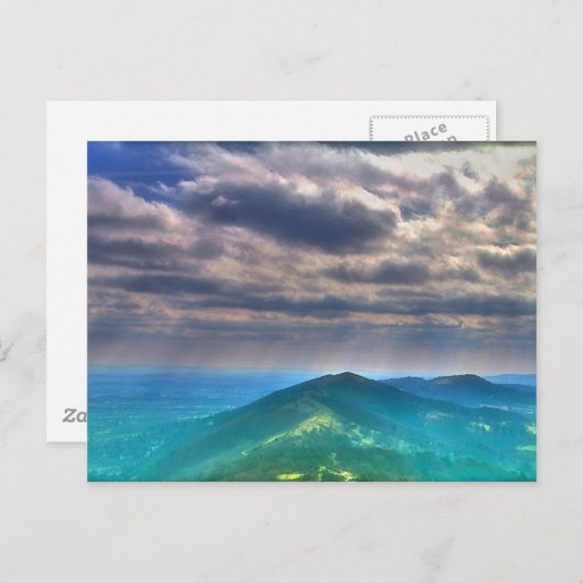 Carte Postale Les collines de Malvern (Devant / Derrière)