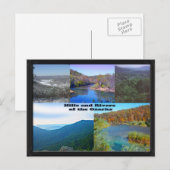 Carte Postale Les collines et les rivières des Ozarks (Devant / Derrière)