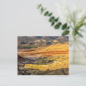 Carte Postale Les collines peintes dans les lits de fossiles de  (Debout devant)