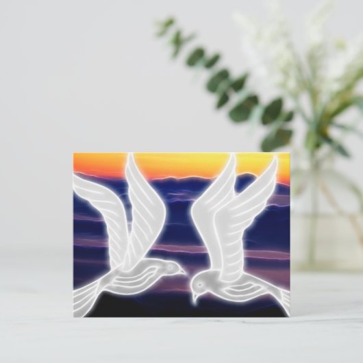 Carte Postale Les colombes (Debout devant)