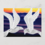 Carte Postale Les colombes (Devant)