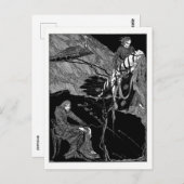 Carte Postale Les contes de Poe sur le mystère et l'imagination (Devant / Derrière)
