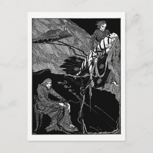 Carte Postale Les contes de Poe sur le mystère et l'imagination (Devant)