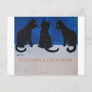 Carte Postale Les Conversations de Louis Wain