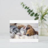 Carte Postale Les copains qui dorment (Debout devant)