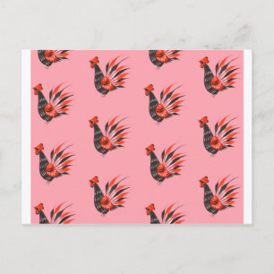 Carte Postale Les coqs