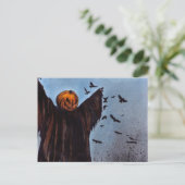 Carte Postale Les corbeaux rient" (Debout devant)