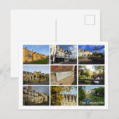 Carte Postale Les Cotswolds (Devant / Derrière)