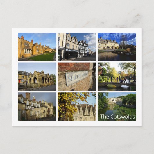 Carte Postale Les Cotswolds (Devant)
