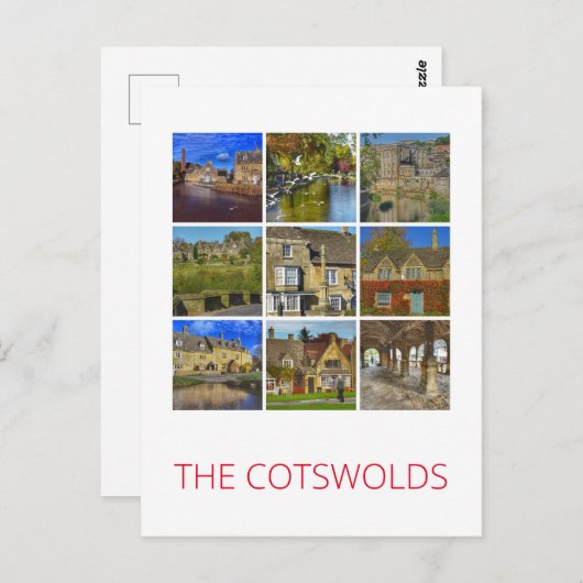 Carte Postale Les Cotswolds (Devant / Derrière)