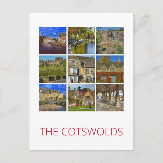 Carte Postale Les Cotswolds (Devant)