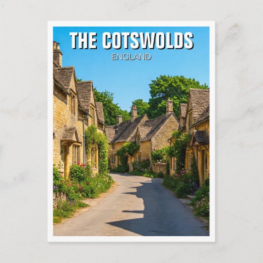Carte Postale Les Cotswolds Angleterre Travel (Devant)