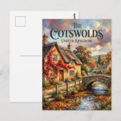Carte Postale Les Cotswolds Royaume-Uni (Devant / Derrière)